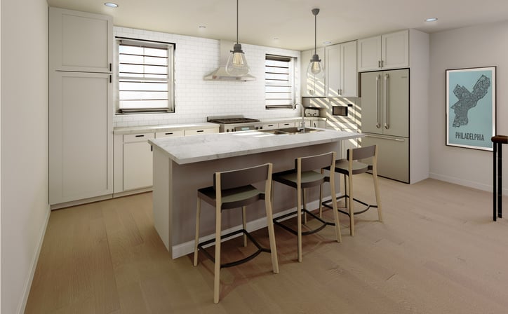 Katz 2nd Street Kitchen 3D Rendering Katz 2nd Street Kitchen 3D Rendering
