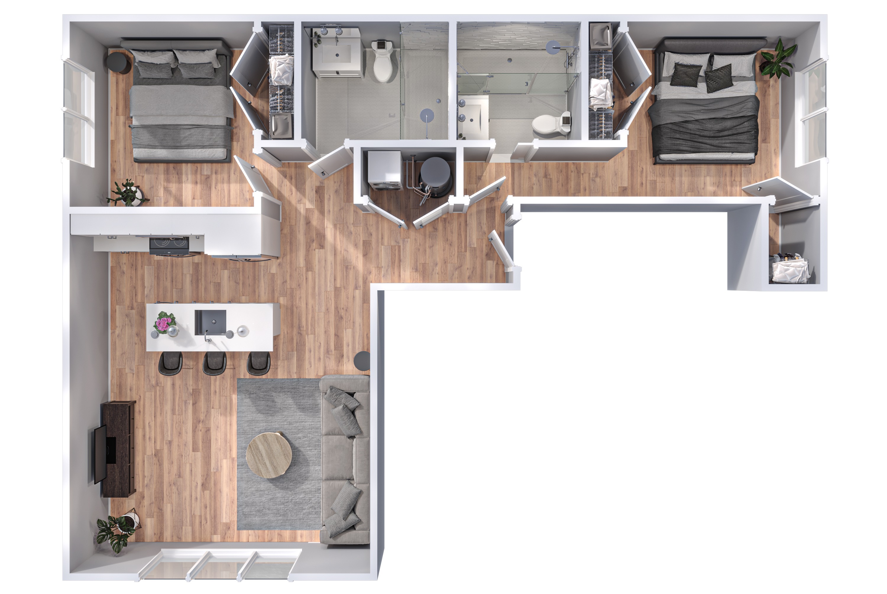 15 Best 3D Floor Plan Ideas | Ghar Ka Design - House Plans Daily - Your  Source for Dream House Plans & Designs