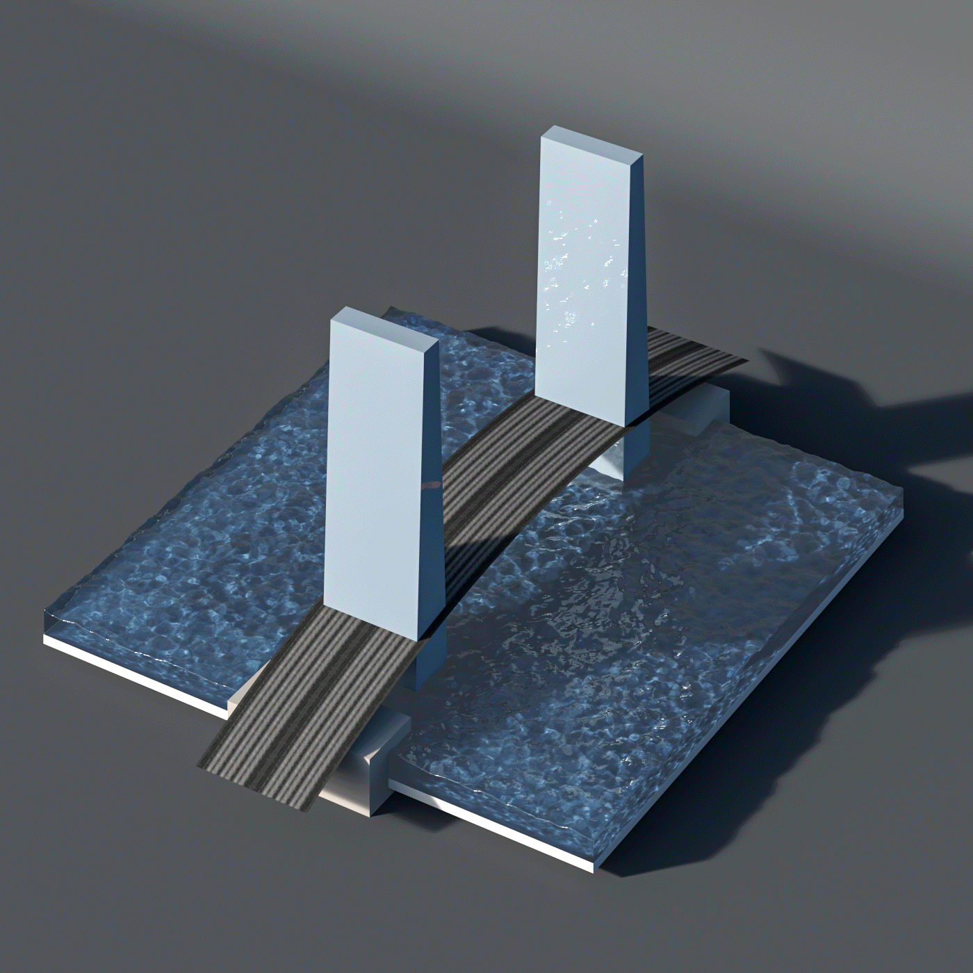 Ben Franklin Bridge animation progress