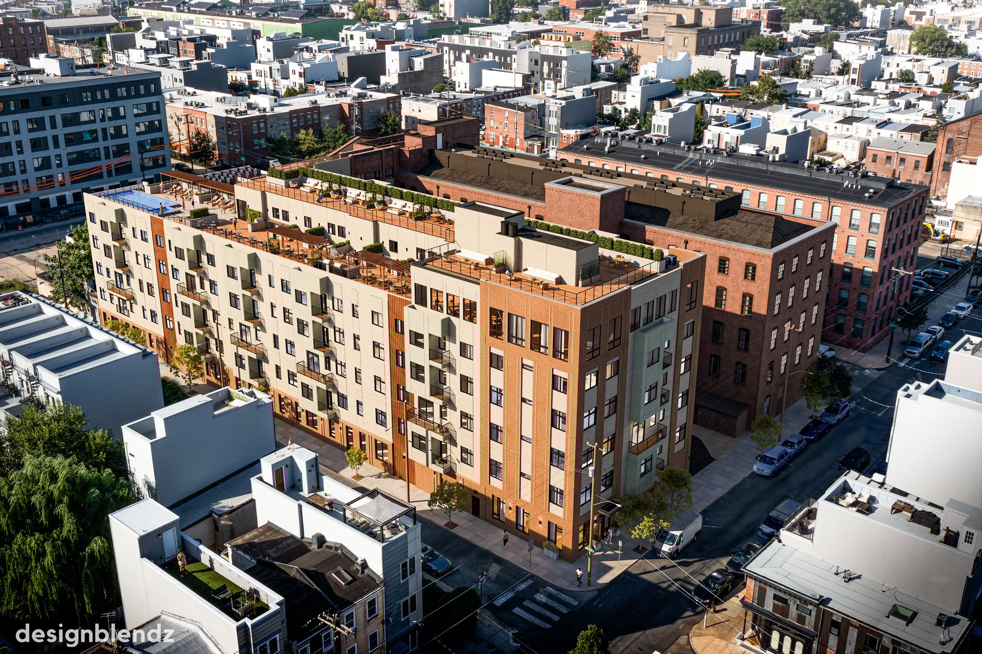 22043105-Viking Mill Apartments_Still Rendering_Aerial_V3_logo-2