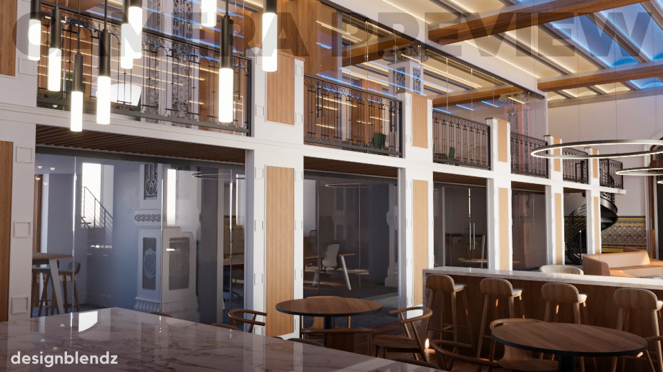 23082203 - City Hall Animation_3D Rendered Image_04 Mezzanine_Camera Preview V1.1