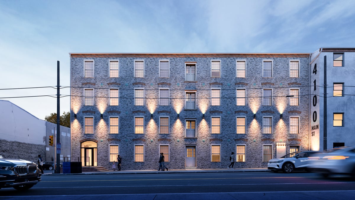 4100 Main Street exterior rendering