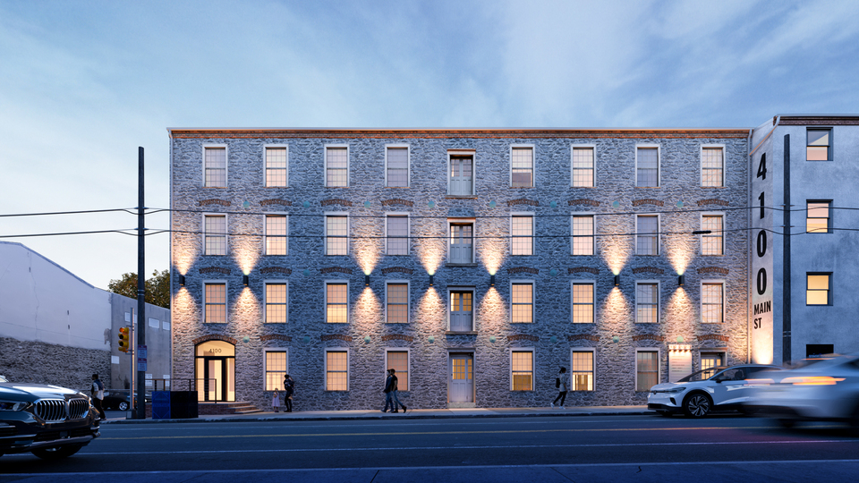 4100 Main Street exterior rendering