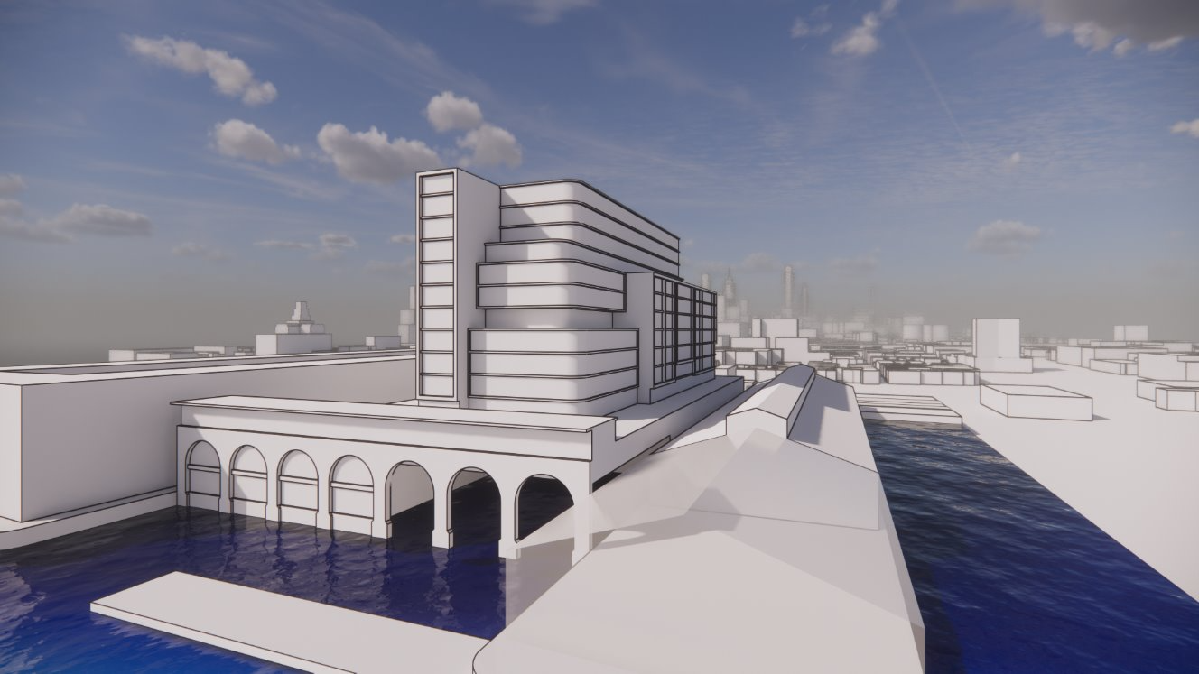 Massing Model inserted into AI Co Pilot Software