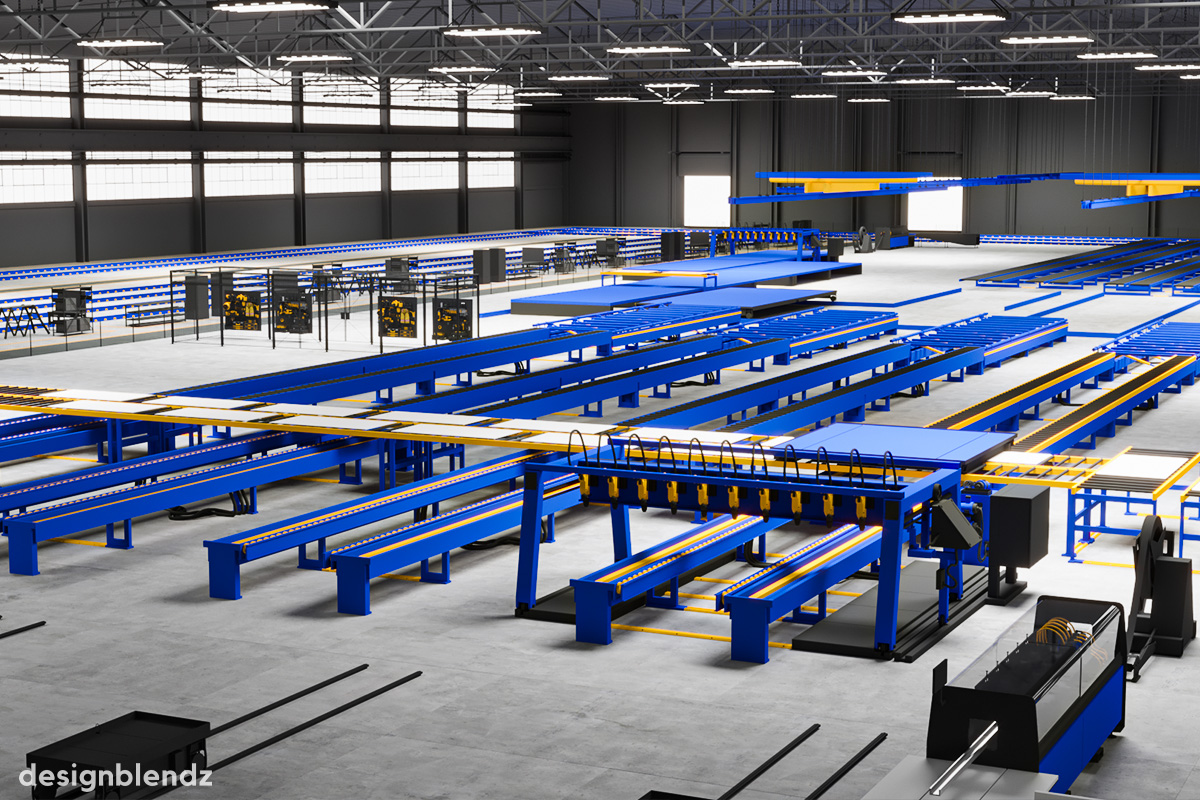 MLS Knox Factory modular assembly line animation frame