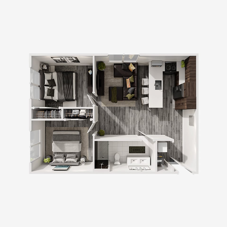 The Vault_3D Plan_Unit 32 b Thumbnail Square
