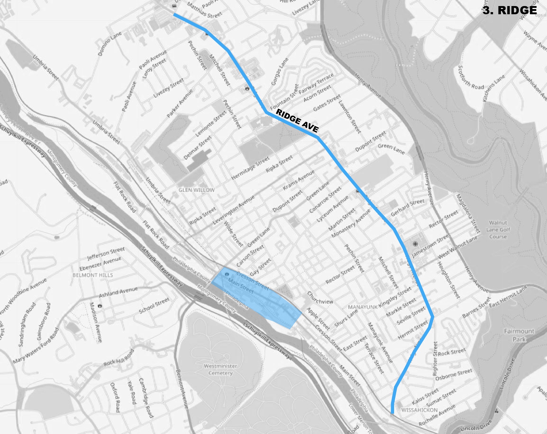 ridge map