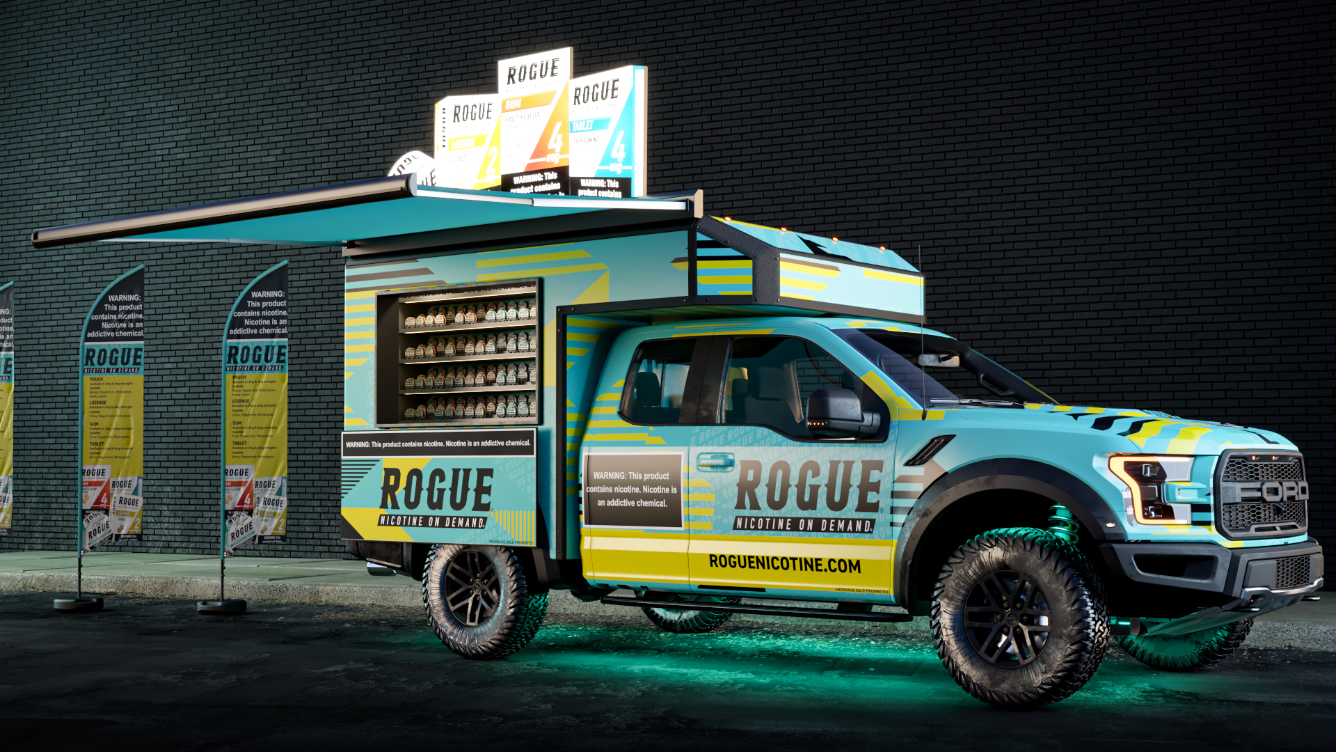 Rogue Nicotine Pickup Truck