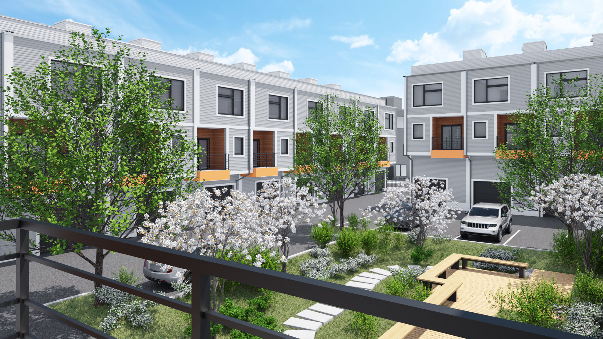 Rendering of a multifamily project