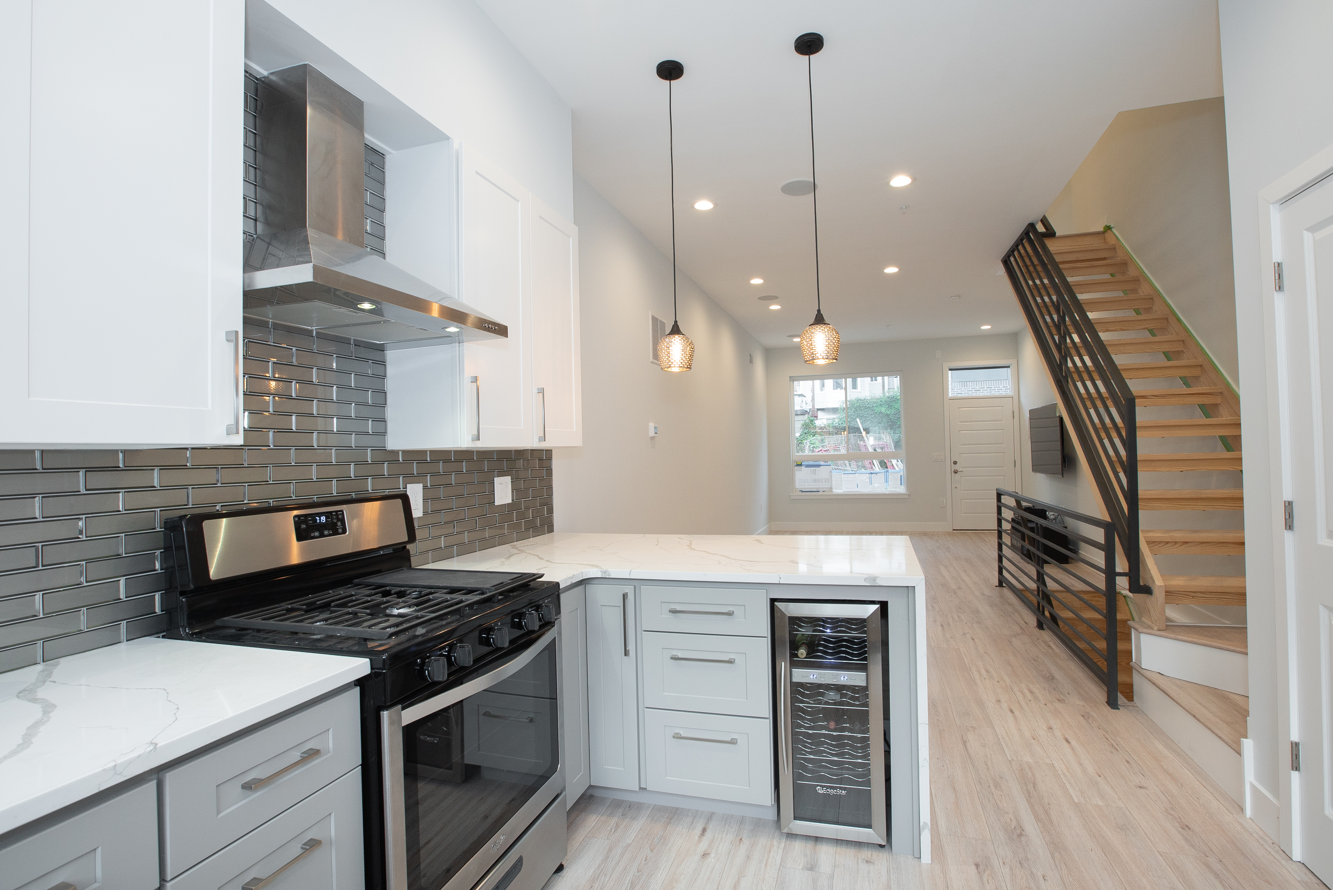 New construction kitchen