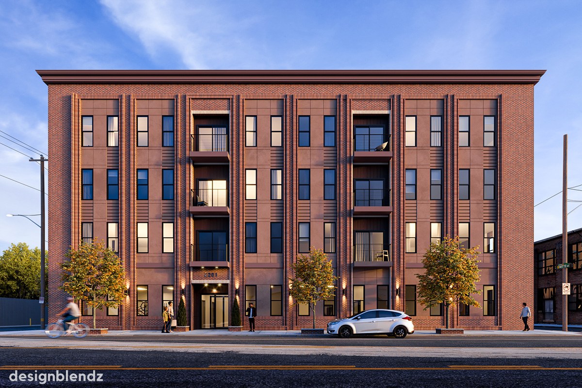 rst-of-its-kind project, currently sitting as a vacant lot near the junction of Port Richmond and Harrowgate in Philadelphia, the client aims to create an affordable housing project done exclusively through private funding.
