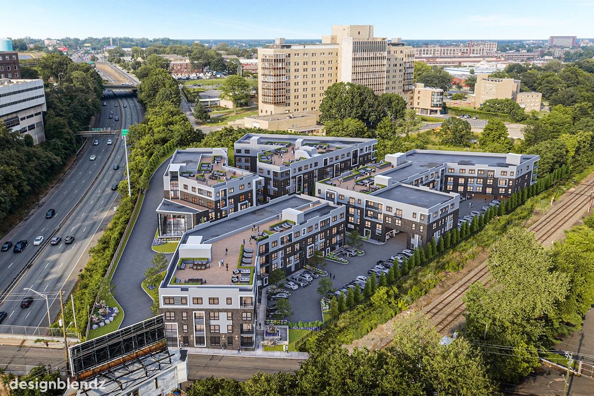 Multi-family development designed for connectivity and community—blending thoughtful architecture with walkable, amenity-rich living.