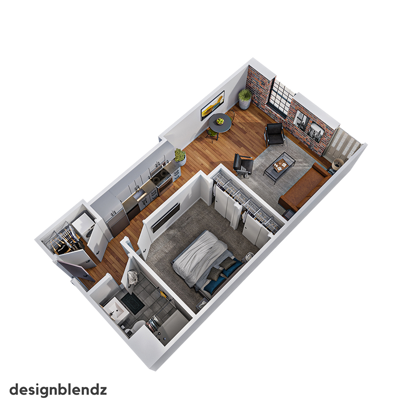 173 West Berks Street_3D Plan_X05