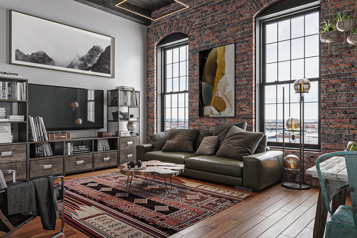 In a recent collaboration with Urban Conversions, Designblendz created 3D still renderings and 3D floor plans for the adaptive reuse of the iconic Paper Factory Lofts