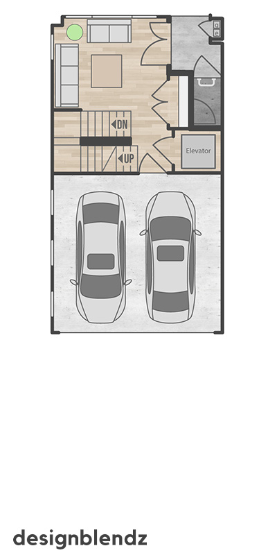 320 South 11th Street_2D Plan_Unit 1 1st