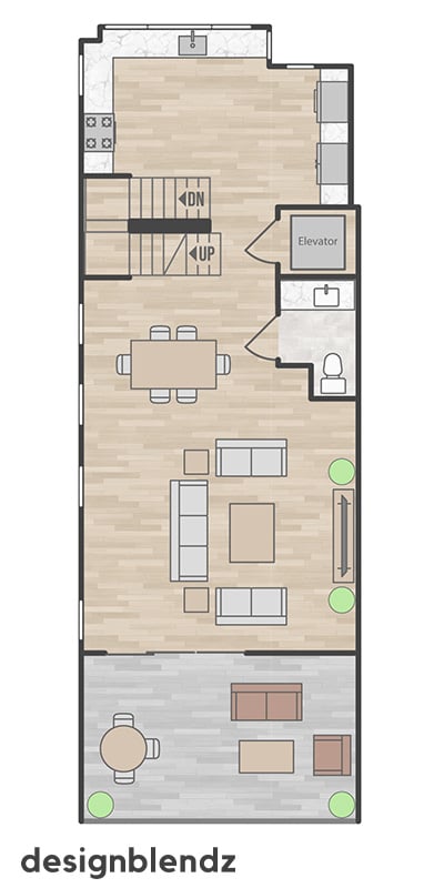 320 South 11th Street_2D Plan_Unit 1 2nd