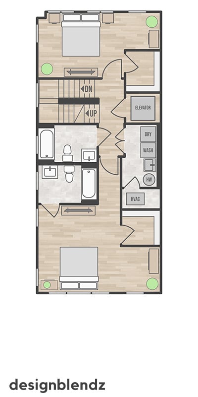 320 South 11th Street_2D Plan_Unit 1 3rd