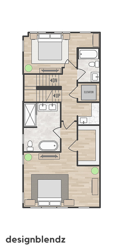 320 South 11th Street_2D Plan_Unit 1 4th