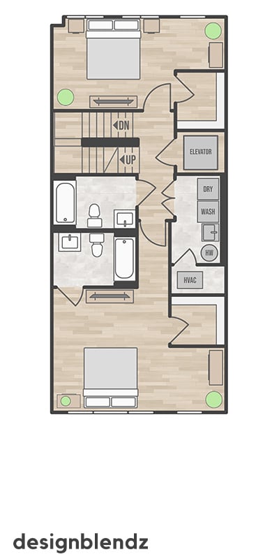 320 South 11th Street_2D Plan_Unit 2-8 3rd