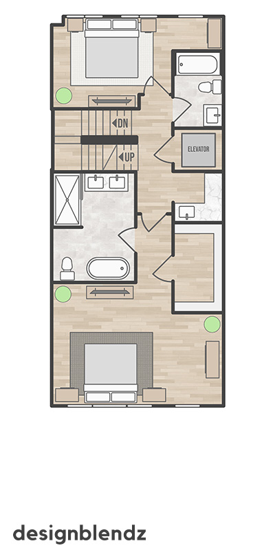 320 South 11th Street_2D Plan_Unit 2-8 4th