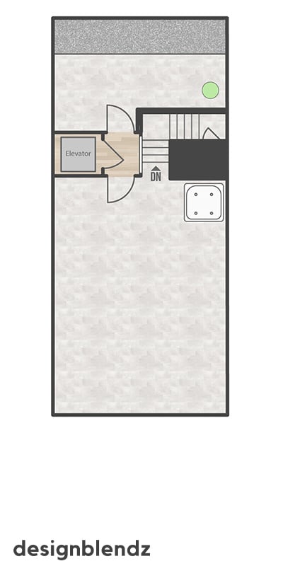 320 South 11th Street_2D Plan_Unit 9 Roof