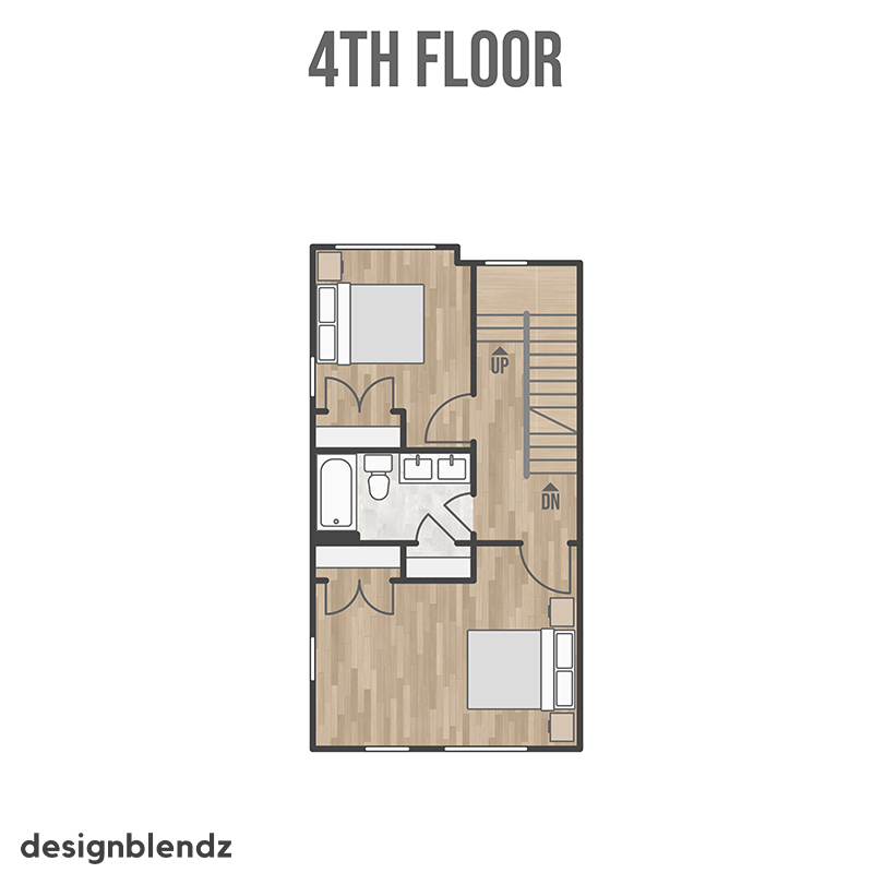 Schoolhouse Commons_2D Floor Plan_4th b