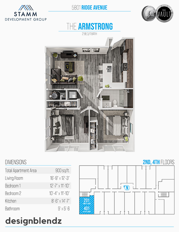 The Vault_3D Plan Sheet_The Armstrong