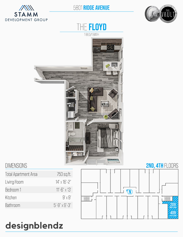 The Vault_3D Plan Sheet_The Floyd