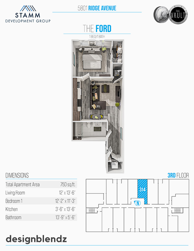 The Vault_3D Plan Sheet_The Ford