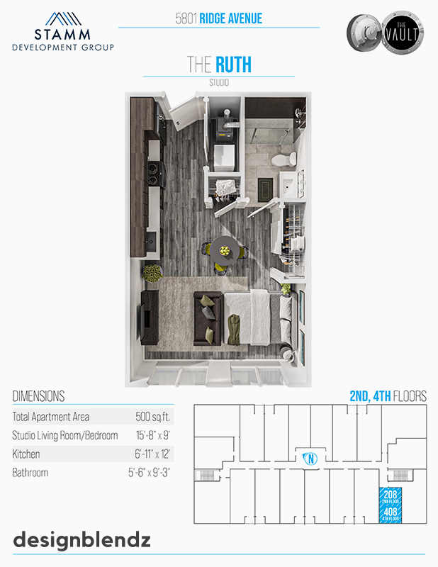 The Vault_3D Plan Sheet_The Ruth