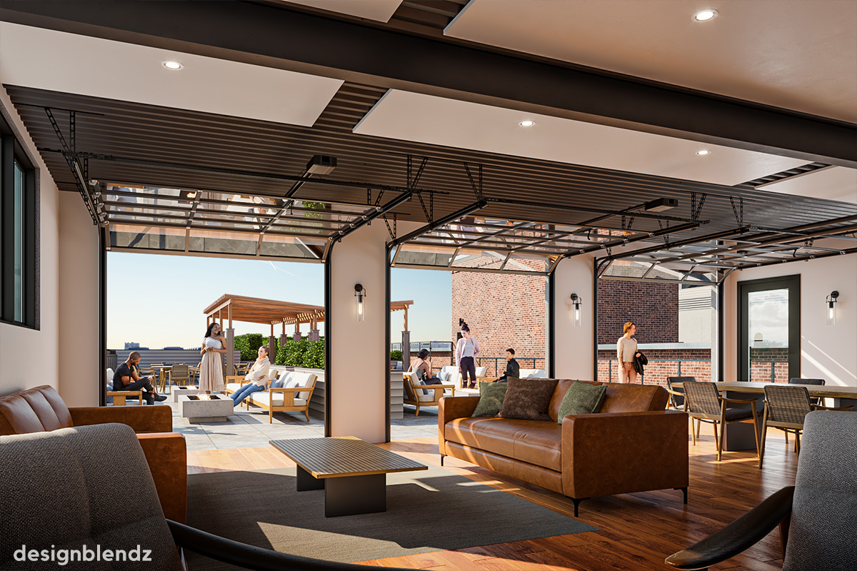 Viking Mill Apartments_RoofLounge