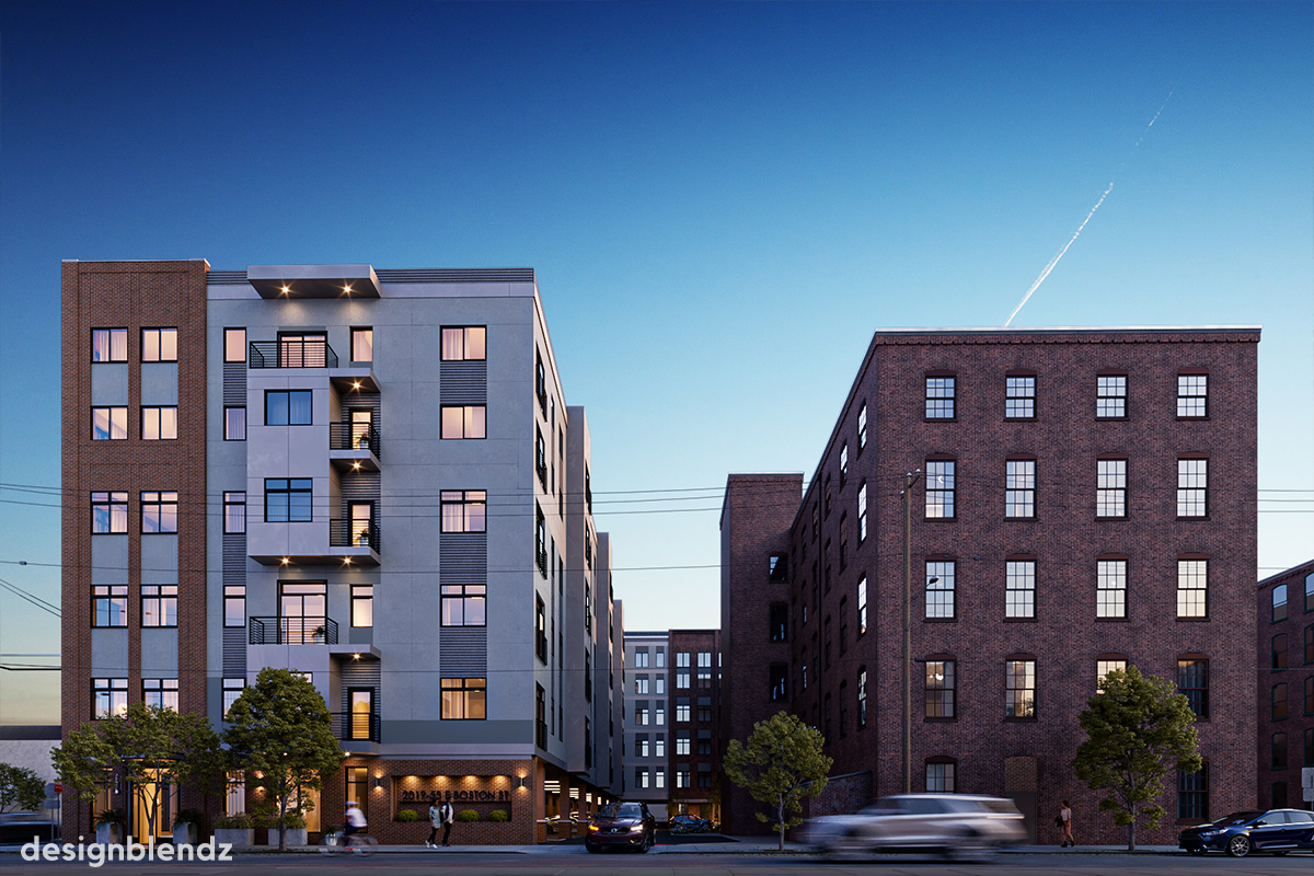Viking Mill Apartments_SideView